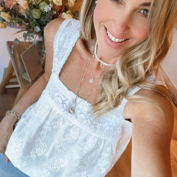 גופיית בוהו תחרה - יד 2