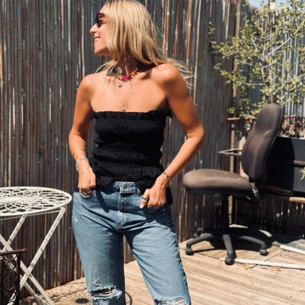 סטרפלס אן שחור - יד 2