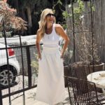 חצאית לורה לבנה