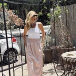 חצאית לורה ורודה