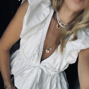 חולצת קלואי לבנה