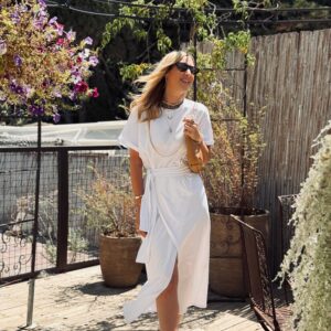 שמלת מיאל לבנה