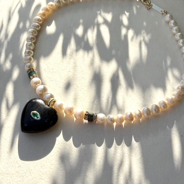 שרשרת פנינים לב אוניקס