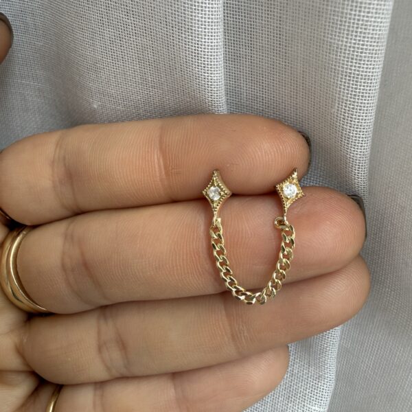 מעויין גורמט כפול שיבוץ לבן