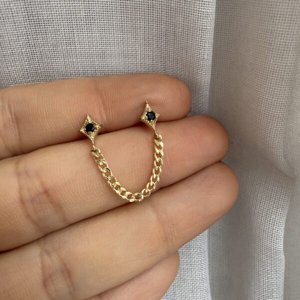 מעויין גורמט כפול שיבוץ שחור