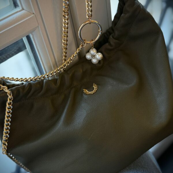 Dark olive bag