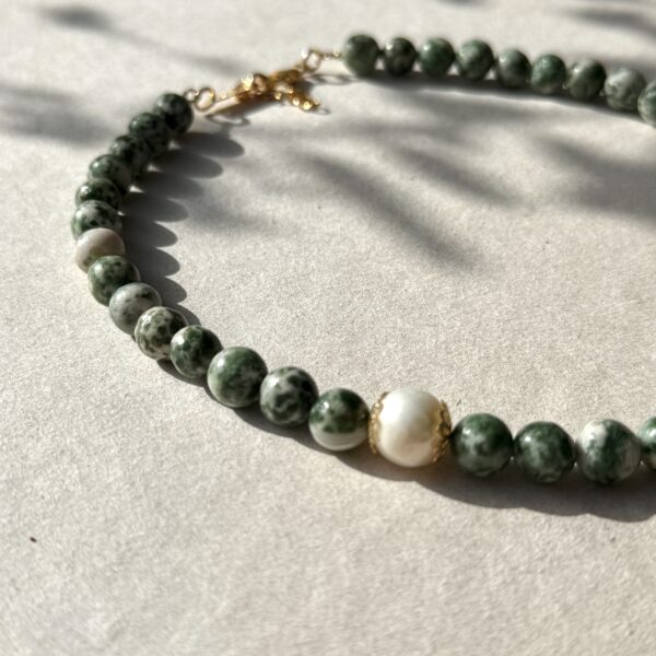 שרשרת פרובנס פנינה ירוקה