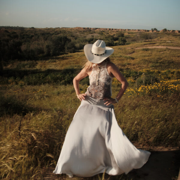 Wild Skirt Silver blue