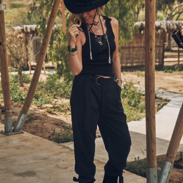 Wild black pants